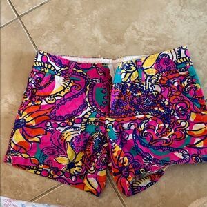 Lilly Pulitzer Vibrant Patterned High Waist Shorts